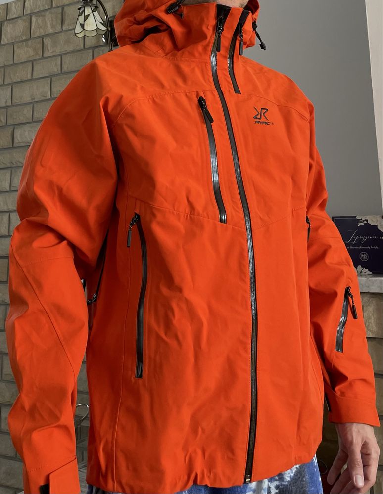 Revolution Race kurtka membranowa hardshell Cyclone Rescue 2.0 pumpkin