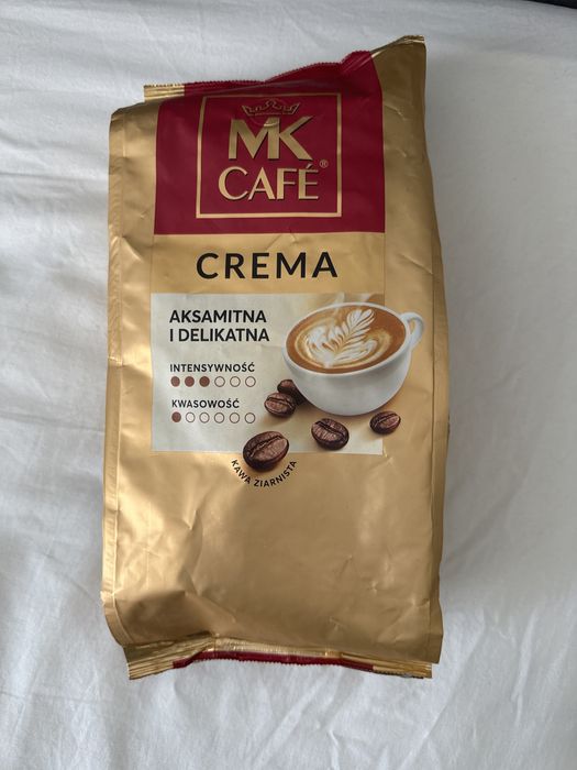 Kawa ziarnista MK Cafe crema 1 kg nowy worek
