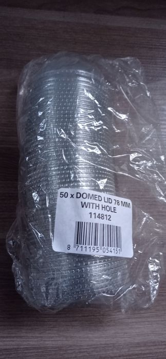Plastikowe pokrzywki do kubków 50 sztuk x11
