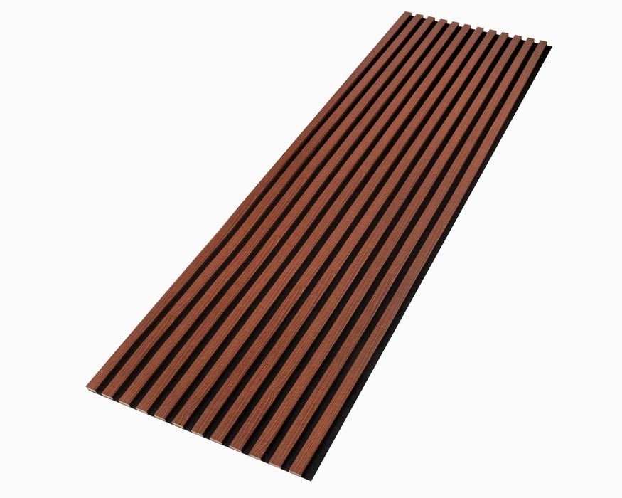 Lamele ścienne akustyczne SLIM 275x54 cm na czarnym filcu Gray i inne
