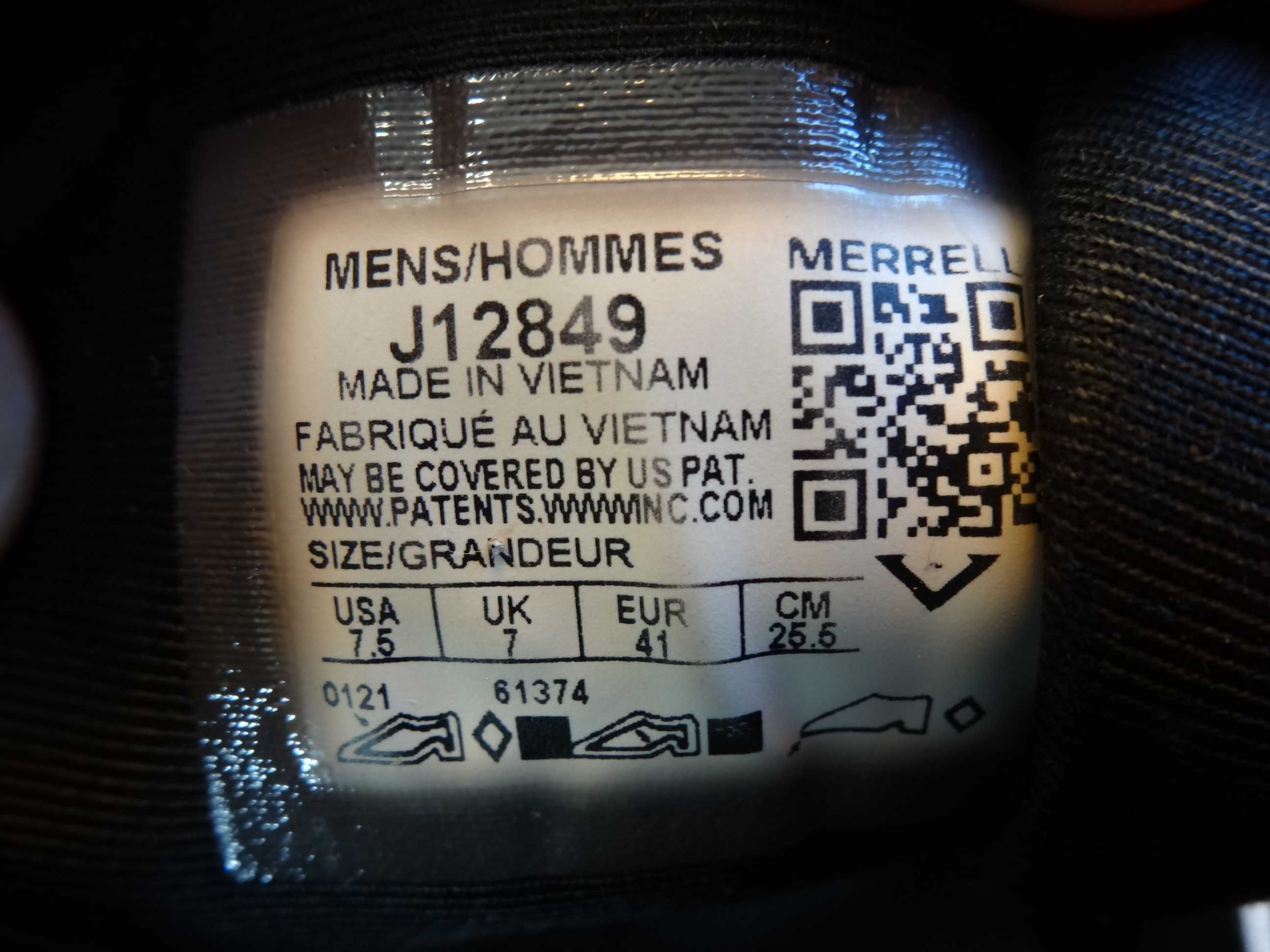 Buty MERRELL TETREX CREST WRAP roz 41 Letnie Trekkingowe Turystyczne