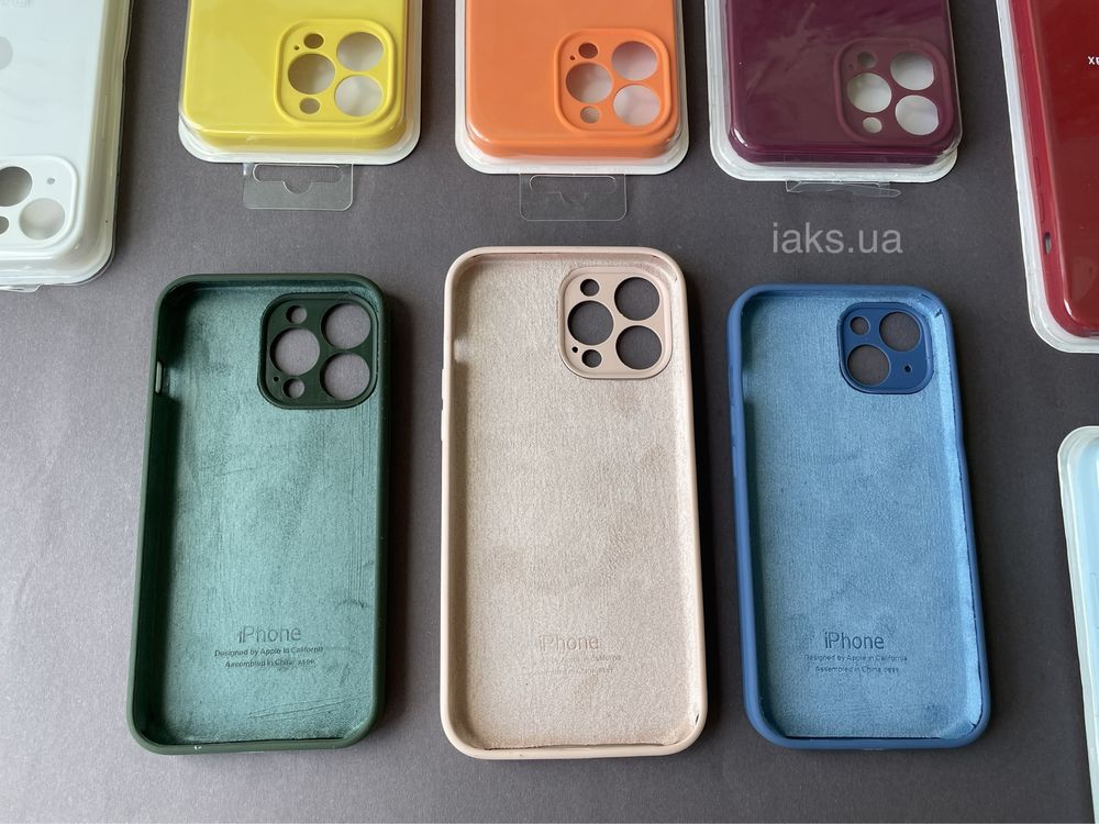 Чехол Silicone case Full Camera IPhone силикон кейс айфон 14 pro max