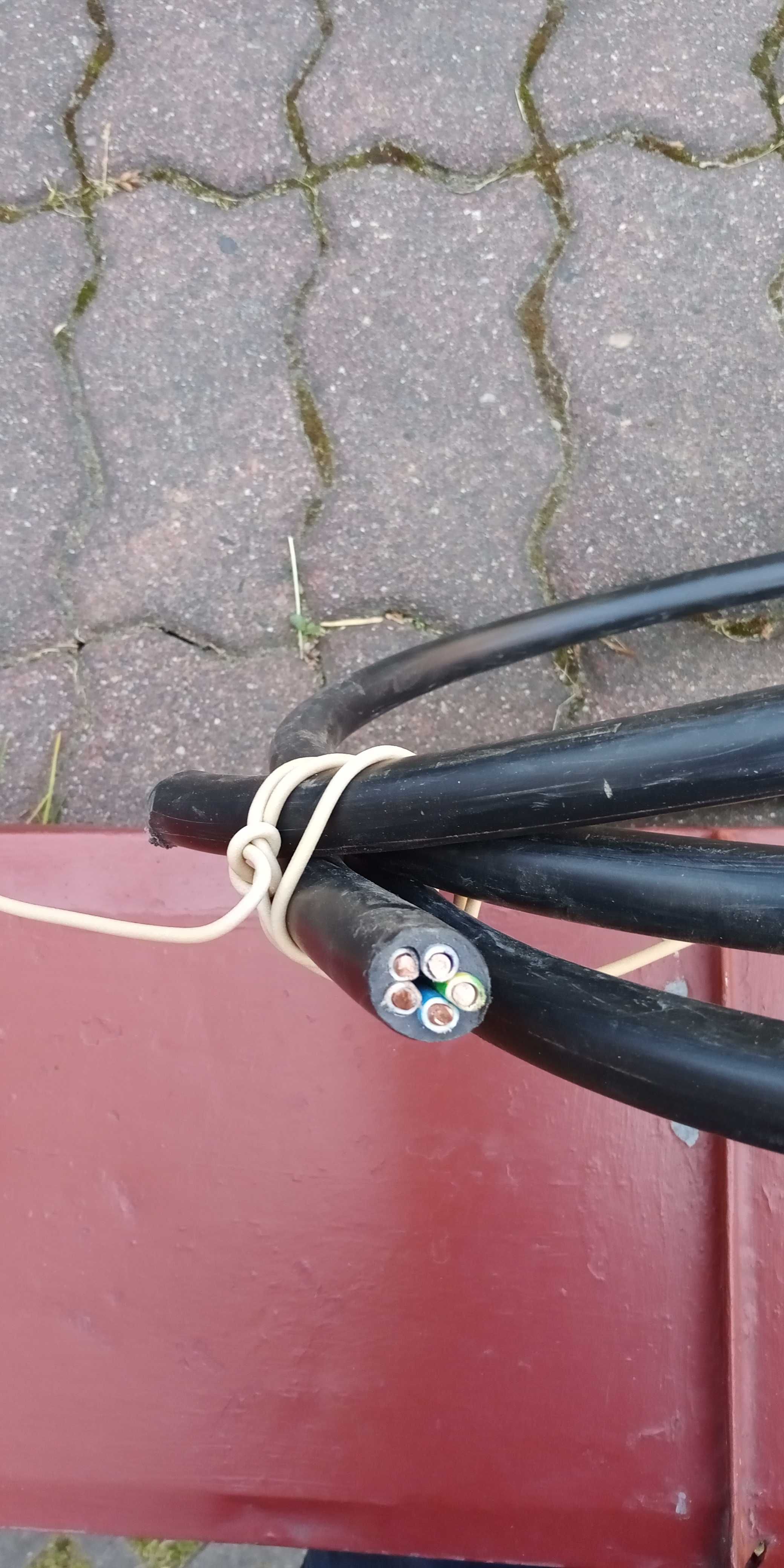 Przewod ziemny 5x10 , 3,5 mb  / 1x10 ; 40mb drut / 1x5 ; 20 mb linka