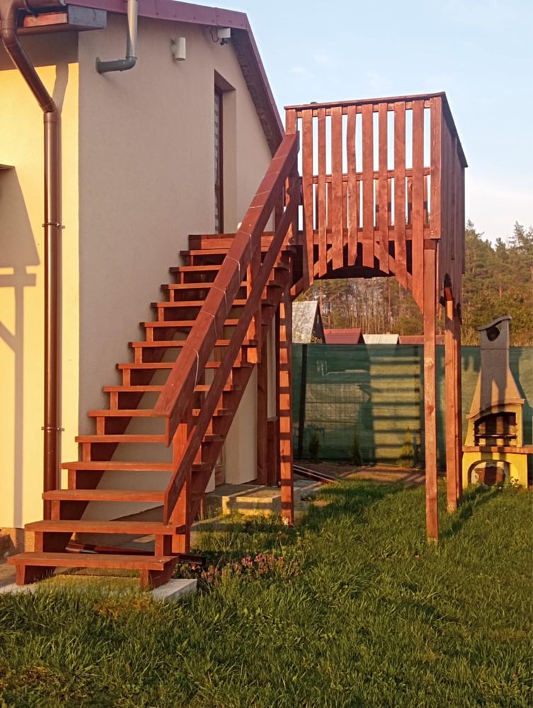 Domek z linia brzegowa Wrony k. Giżycka