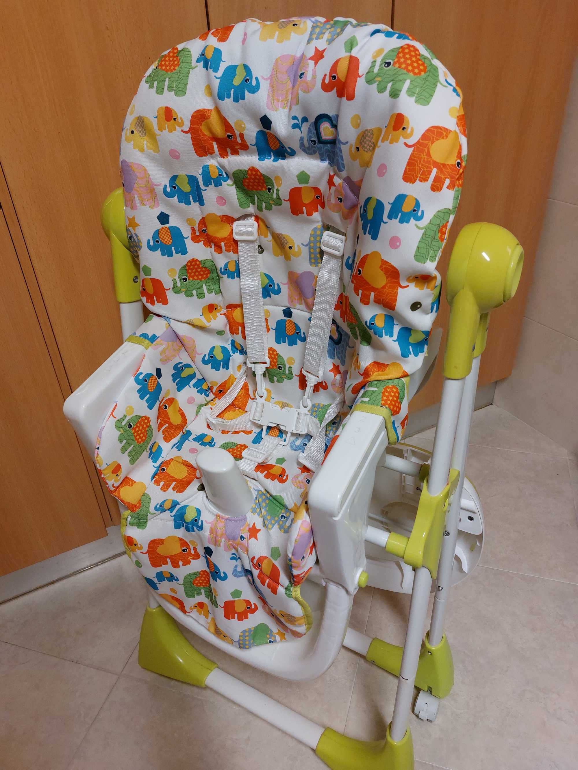 Cadeira de refeição de bebé regulável Asalvo Baby