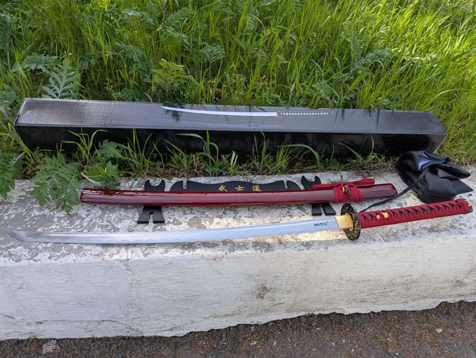 Самурайський меч 19959 (KATANA) Катани Заточені  Гострі з підставкою
