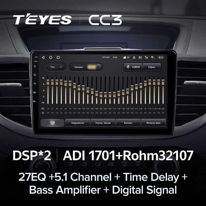 Штатная магнитола Teyes CC3 Honda CRV, CC3 4GB/64GB