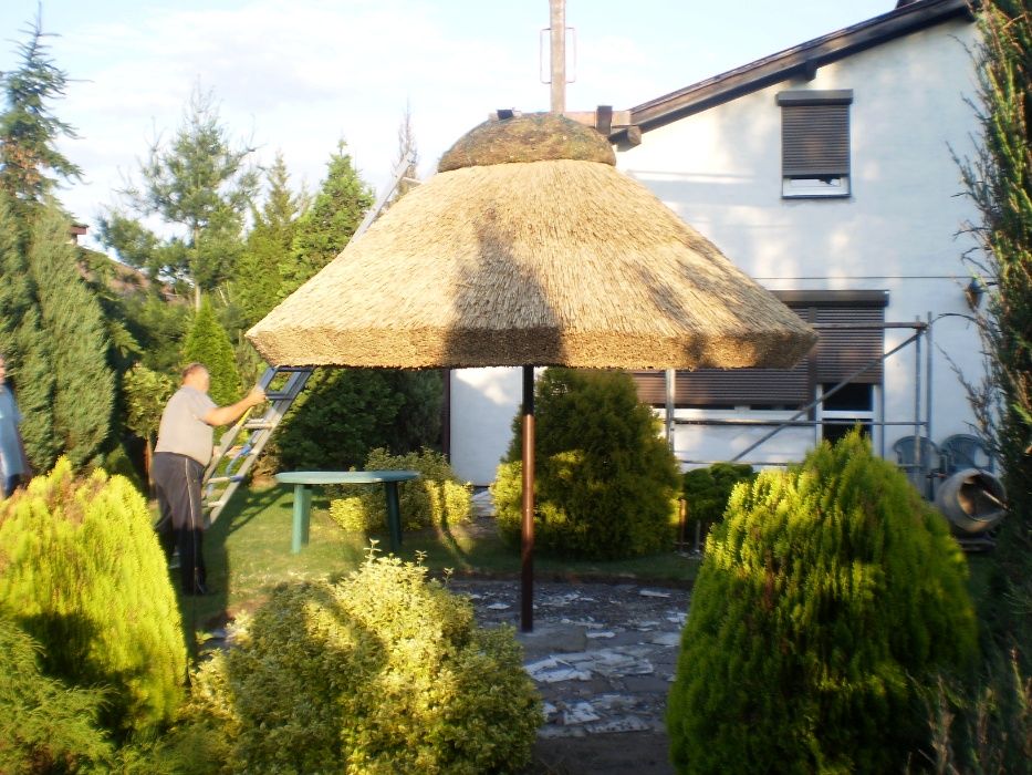 PARASOL pod strzechą parasol z trzciny ogrodowy