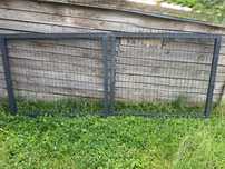 Brama panelowa dwuskrzydłowa 3mx130cm + Furtka 92cmx123cm x2 słupki