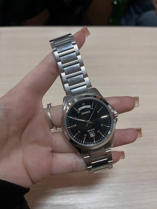 Casio MTP-1370 Original | Стильний чоловічий годинник | Сталь | WR 50M