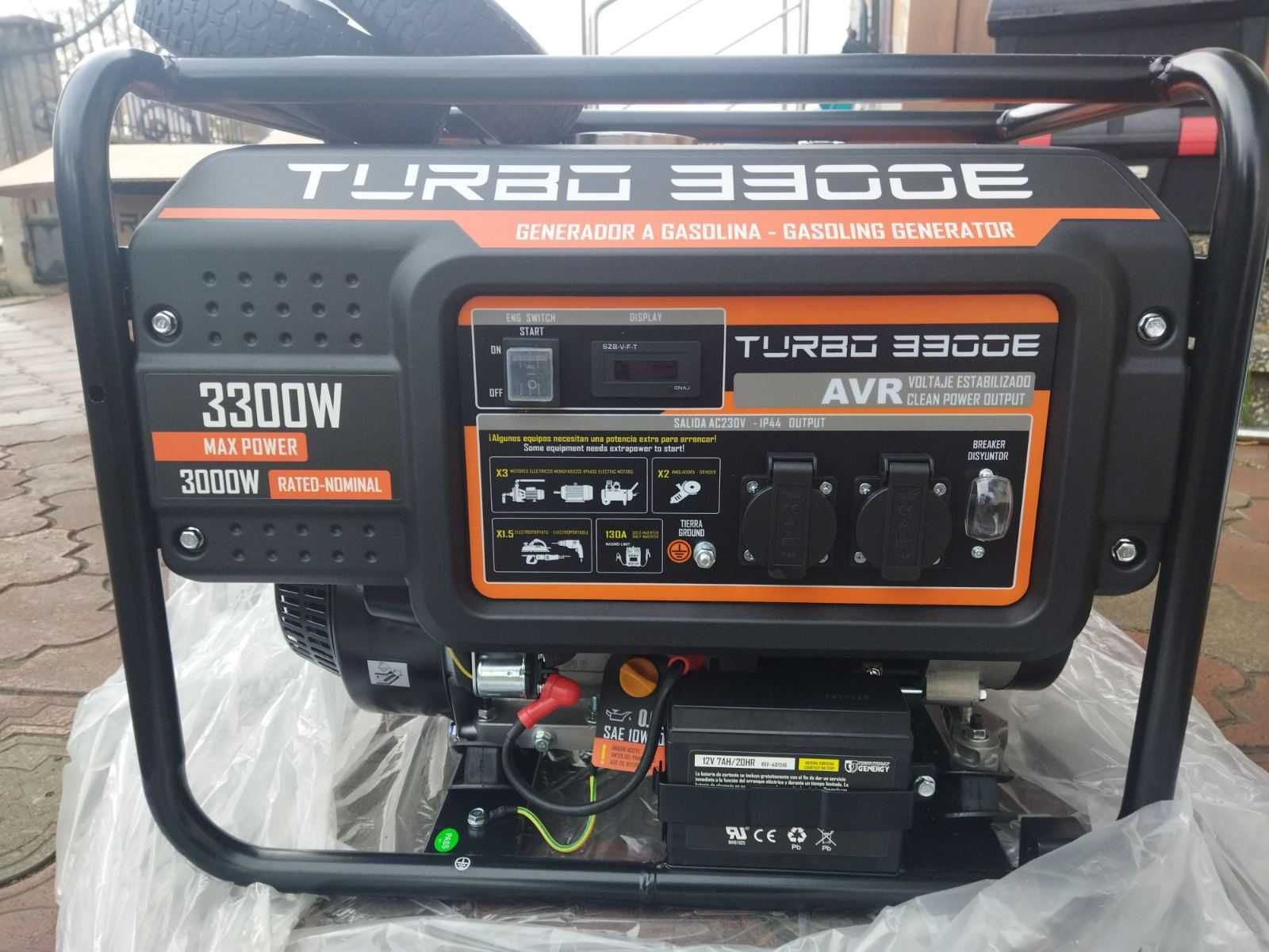Бензиновый генератор Genergy TURBO-3300E (3,3 кВт)