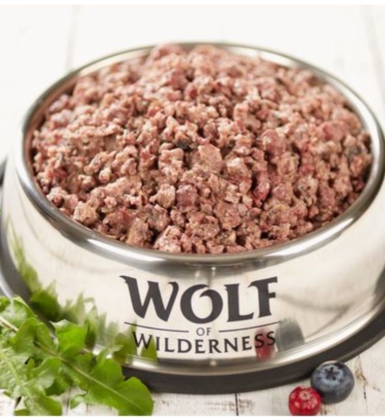 24x150g Wolf of Wilderness Ryba i wieprzowina