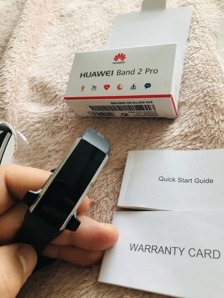 Huawei Band 2 Pro czarny pełen komplet