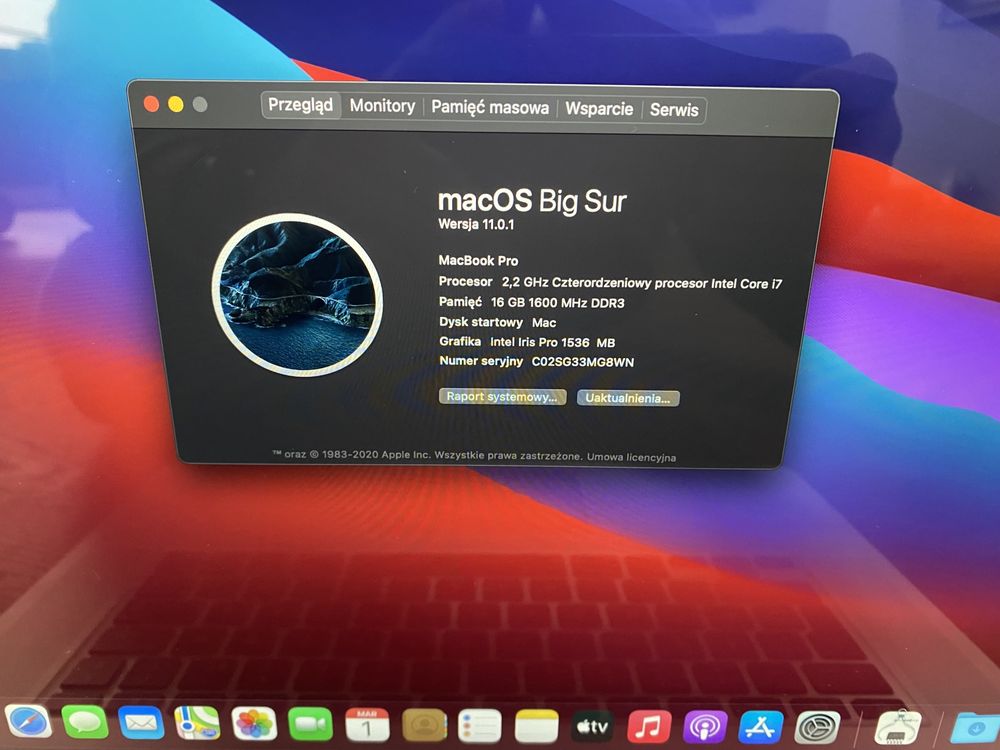 MacBook Pro Retina 15 i7 3.4Ghz Turbo 16GB 512GB SSD
