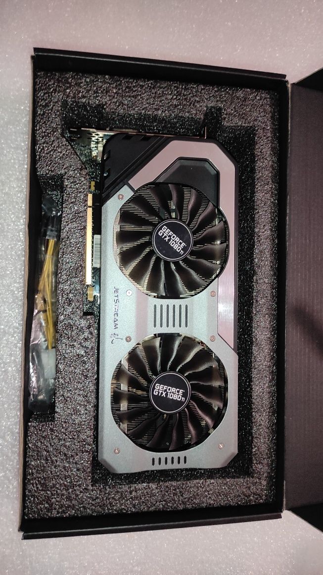 Видеокарта Palit GeForce GTX 1080 TI 11gb JetStream б/у