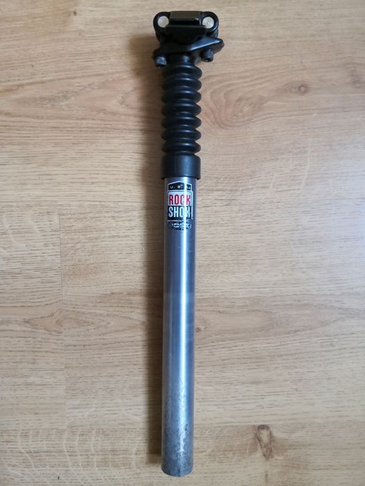 Rock shox seatpost mtb, sztyca amortyzowana retro mtb, unikat