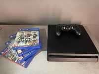 Playstation 4 1Tb com 4 jogos