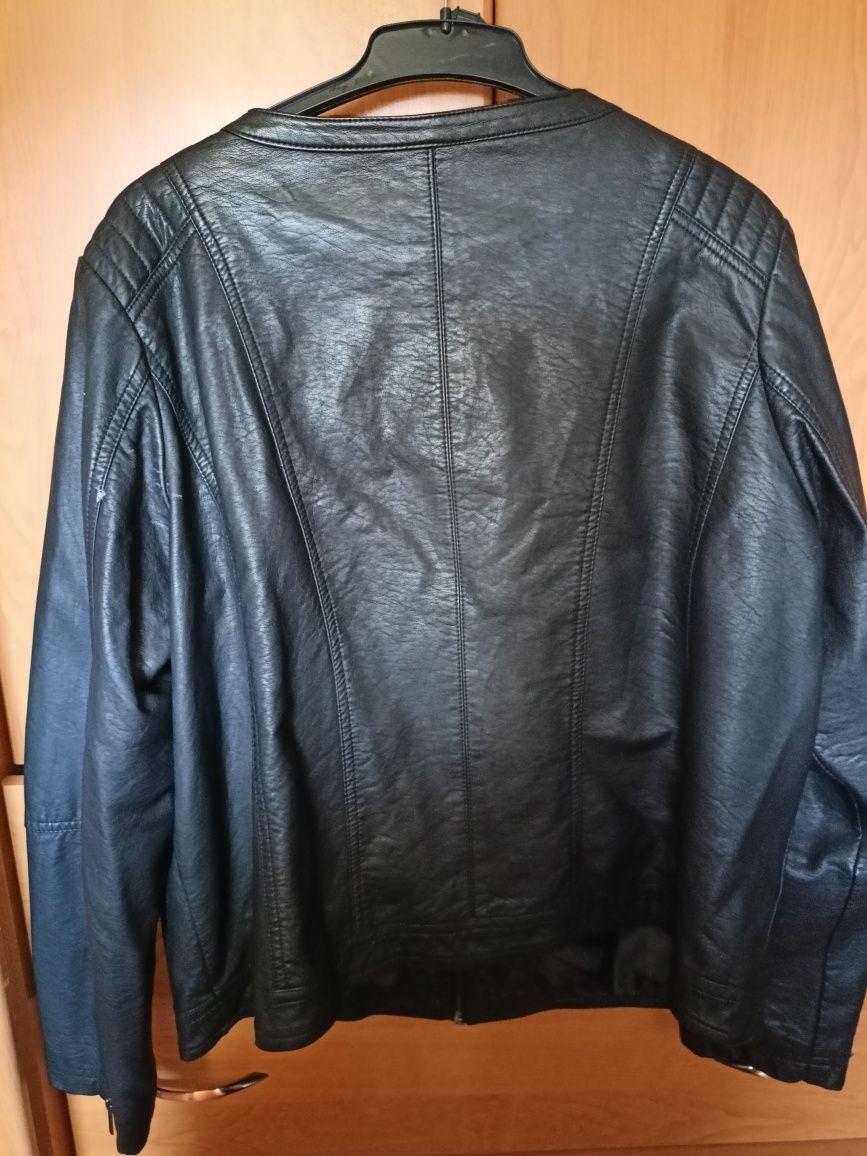 Kurtka skórzana z ekologicznej skóry L-XL