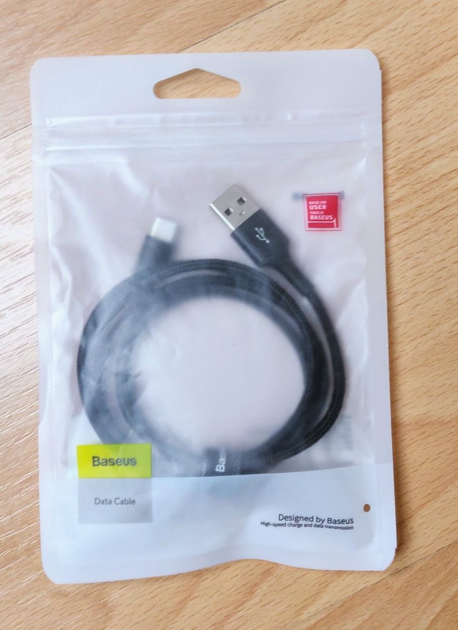 Kabel Baseus USB-C usb c 1m 100cm nylon NOWY