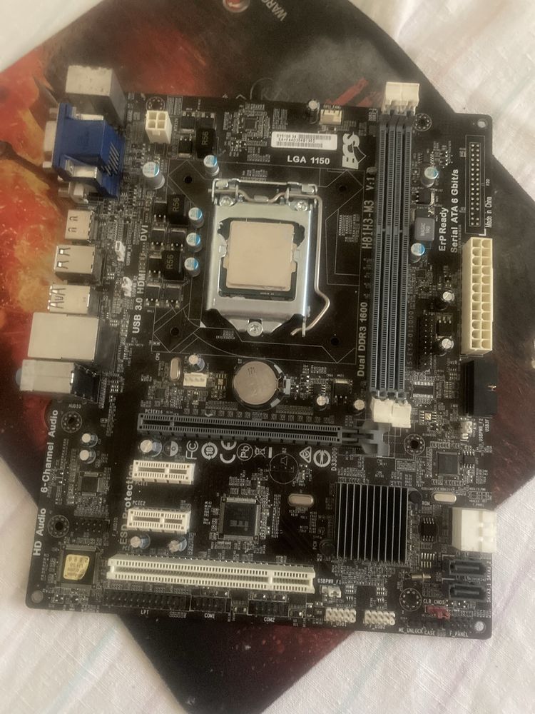 Материнська плата ECS H81H3-M3 V1.0 LGA 1150 (H81H3-M3 V1.0) Б/В