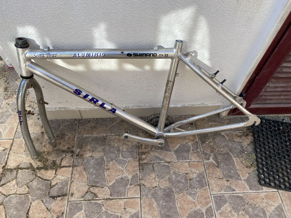 Quadro bicicleta em aluminio