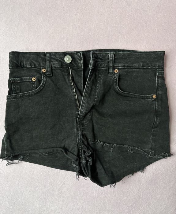 Czarne szorty h&m