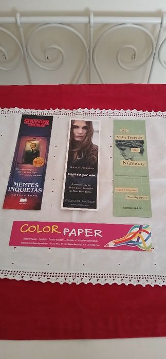 Marcadores de livros, novos