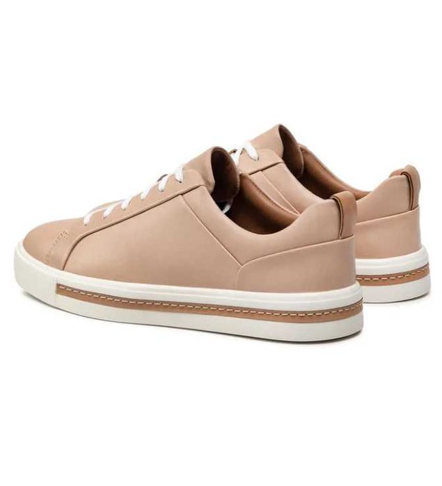 Skórzane sneakersy Clarks