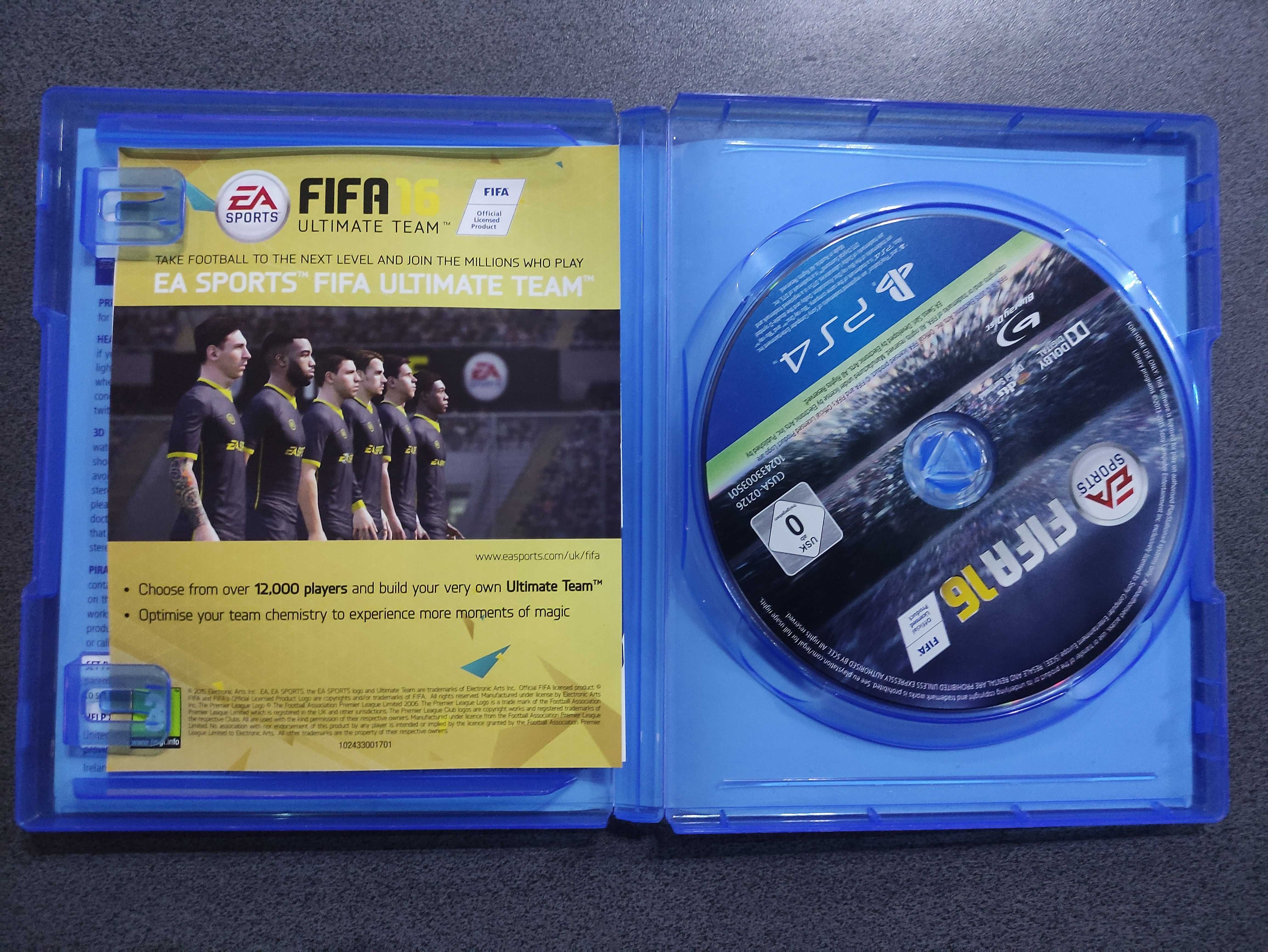 Диск с игрой FIFA 16 Футбол для Playstation 4 - Русский язык - PS-4