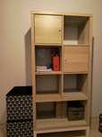 Regał Kallax z ramą nośną firmy Ikea