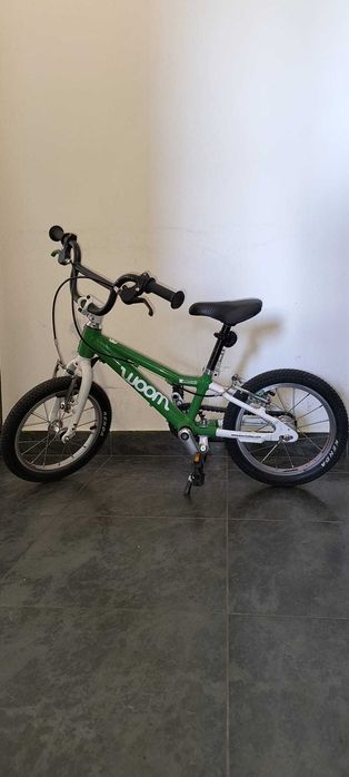 Rowerek woom 2 zielony, koła 14" (mogę przywieźć)