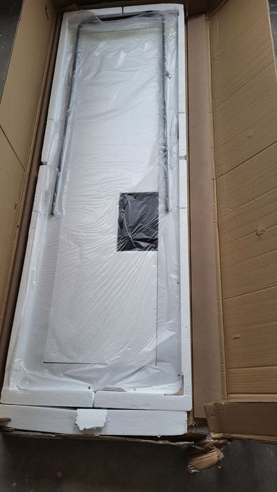 Lustro stojace pomaranczowo biale Led pilot