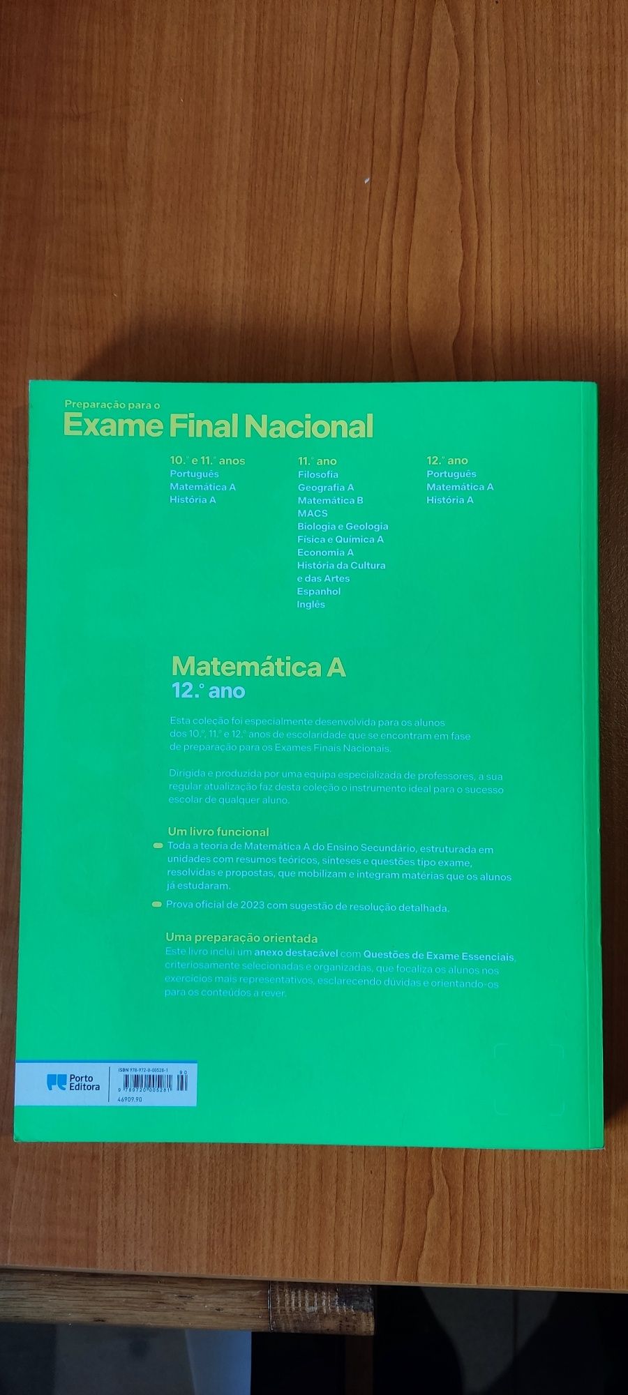 Livro de preparação para exame 12º ano de matemática A 2024
