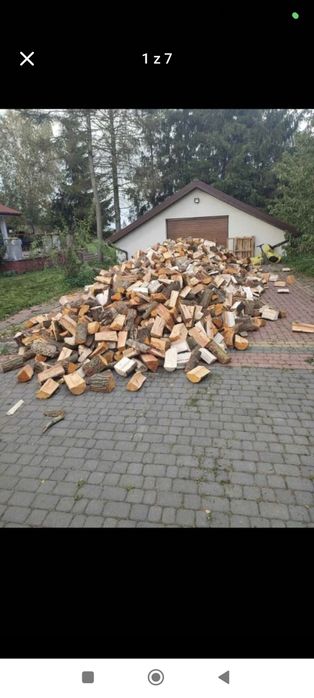 Drewno kominkowe i opałowe transport