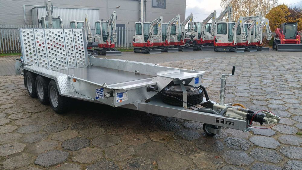 IFOR WILLIAMS przyczepa laweta do przewozu minikoparek 3,5t nowa
