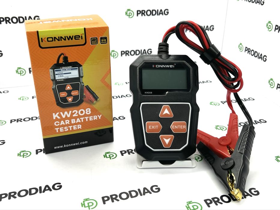 Konnwei KW208 - тестер АКБ і генератора