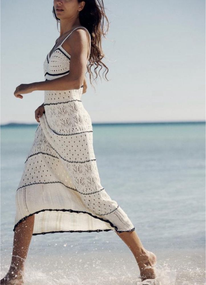 Сукня ZARA xs в стилі кроше