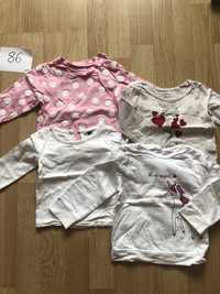 Bluzki niemowlęce dziewczęce 86