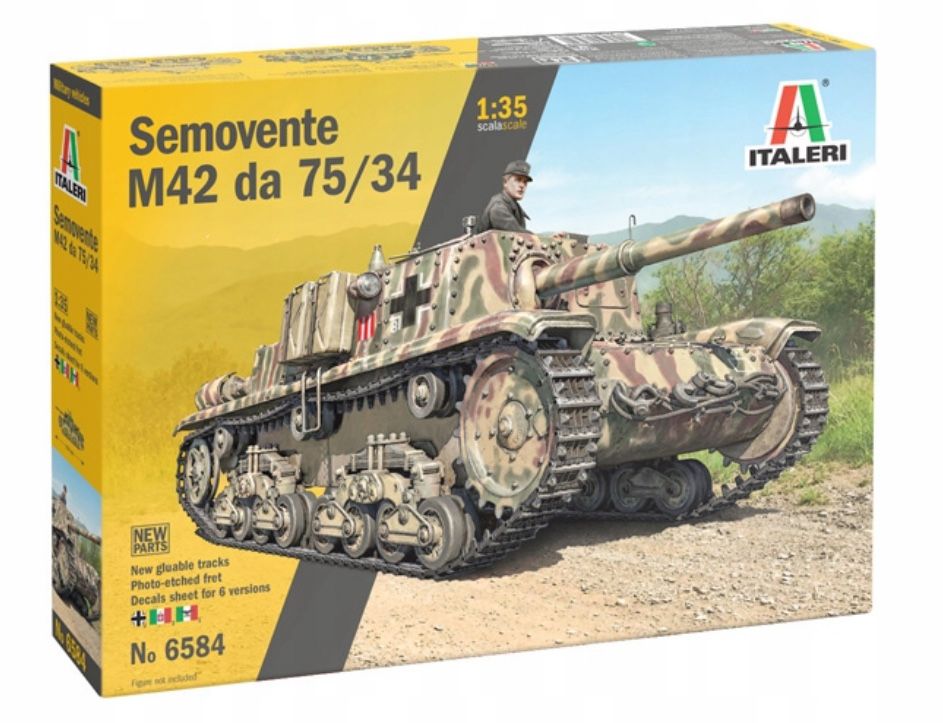 Czołg Semovente M42 model 1:35 Italeri 6584