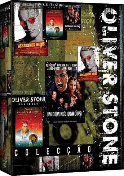 Caixa Colecção Oliver Stone com 3 Filmes em 3 DVDs - NOVOS! SELADOS!