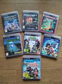 Gry PS3 Minecraft Little Big Planet Terraria Disney Universe Sims 3