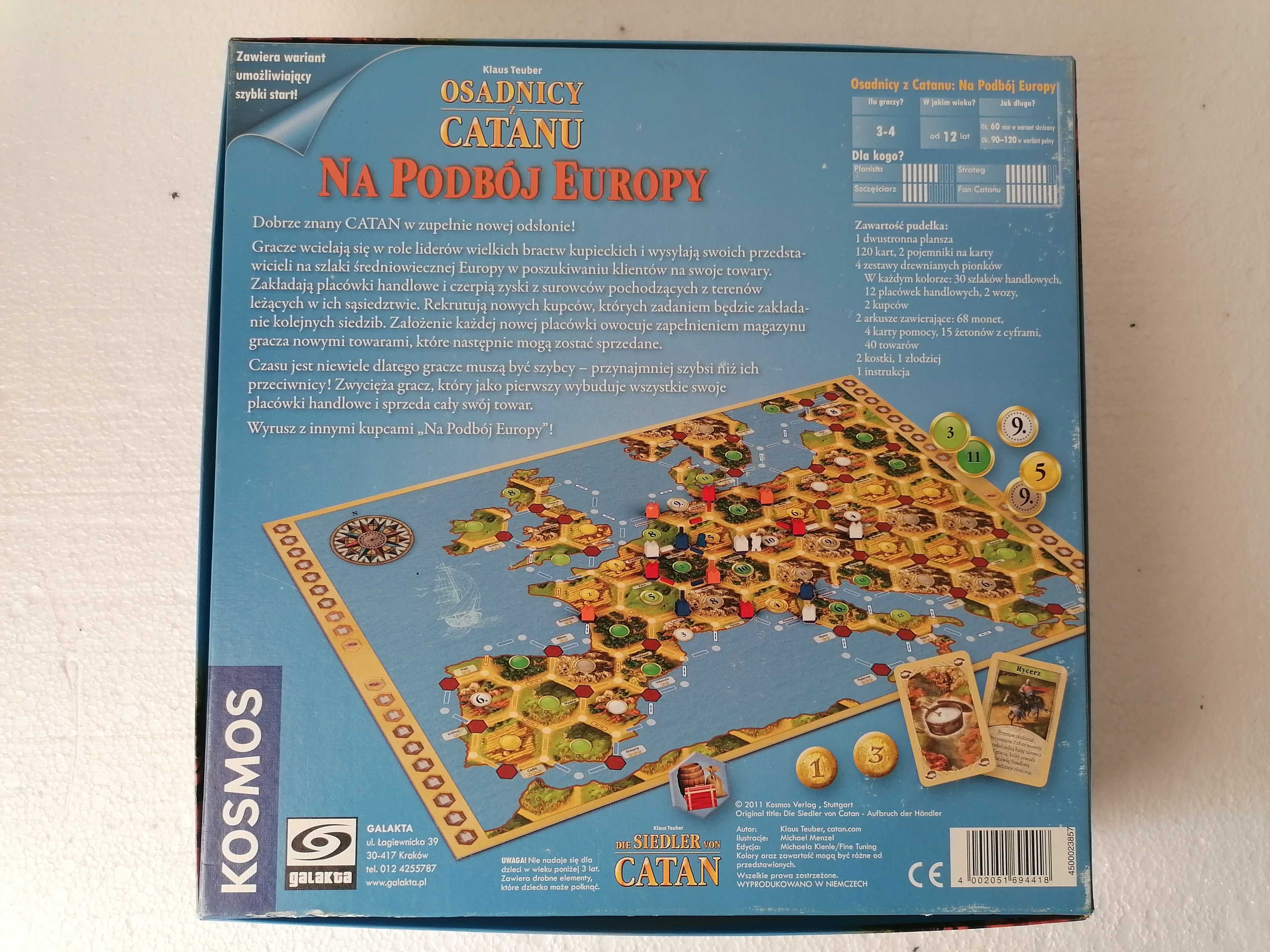 Gra planszowa Osadnicy z Catanu - Na podbój Europy