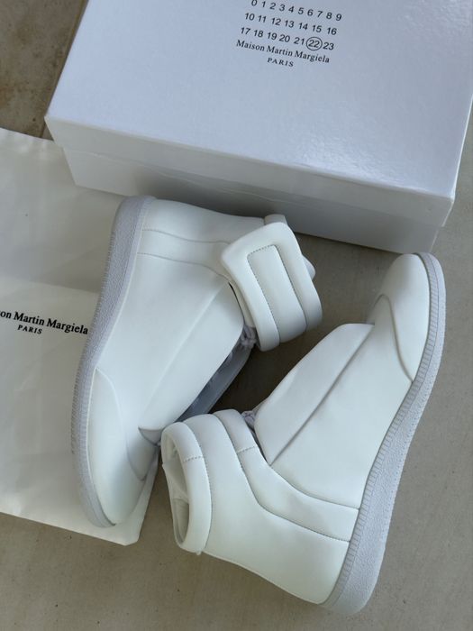 ФОТО РЕАЛ‼️ Чоловічі кросівки Maison Margiela FUTURE White HIGH білі