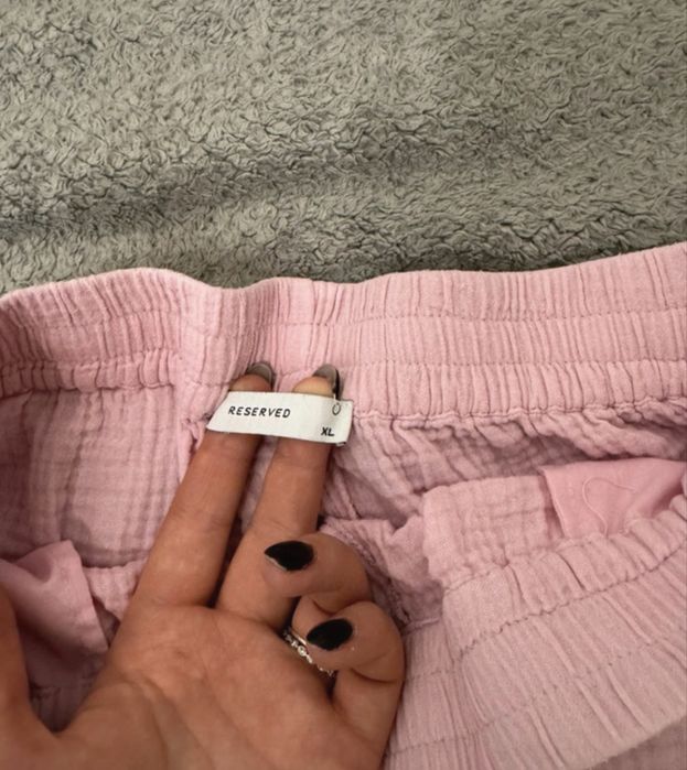 Komplet muślinowy różowy