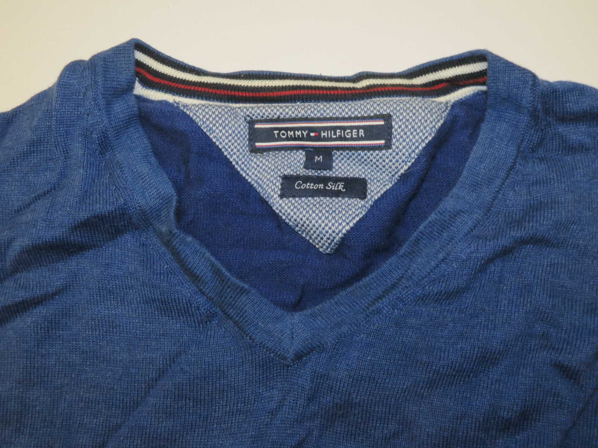 Tommy Hilfiger sweter z jedwabiem M