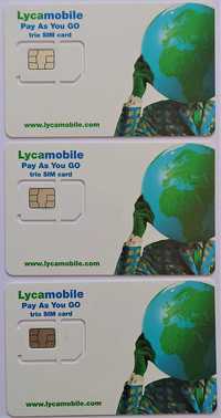 Karta SIM dla kolekcjonera Lycamobile USA