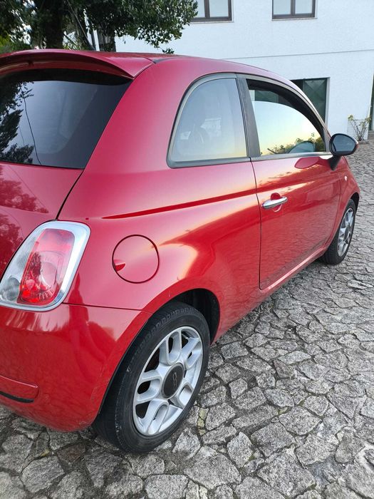 Fiat 500 1.2cv, vermelho