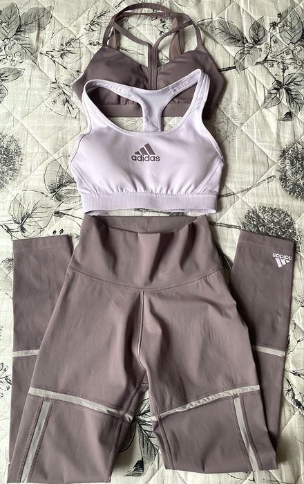 Комплект лосины , топы Adidas (оригинал)