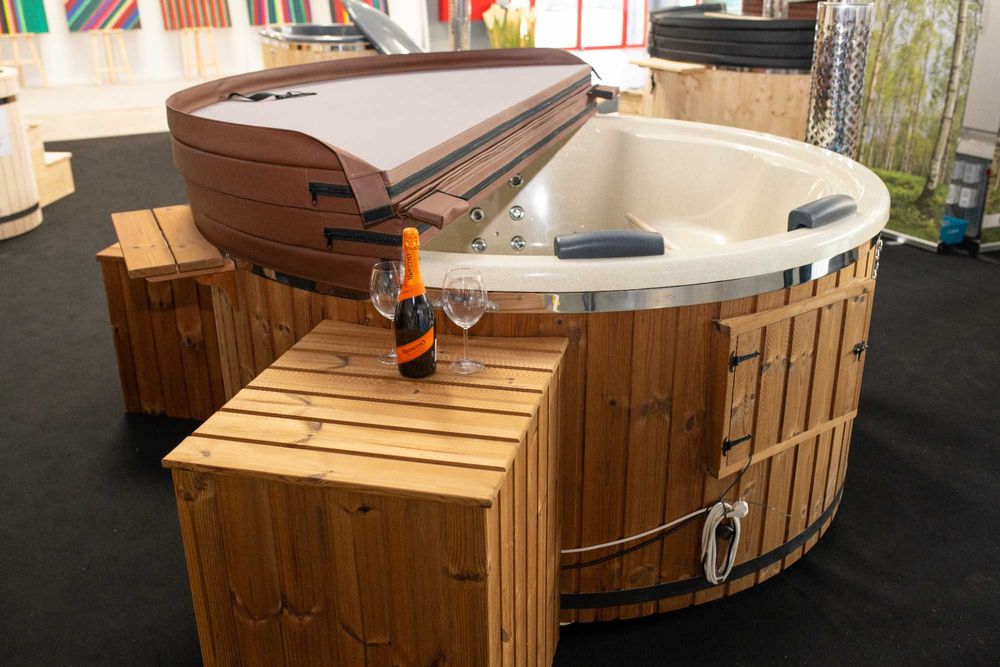 Balia Ogrodowa Jacuzzi Bania Hot Tub Gorąca Beczka Dostawa Cała Polska