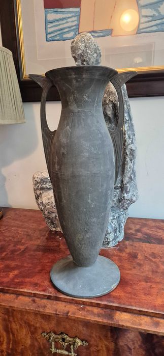 Stary wazon amfora mosiądz XIX/XXw antyk design unikat secesja